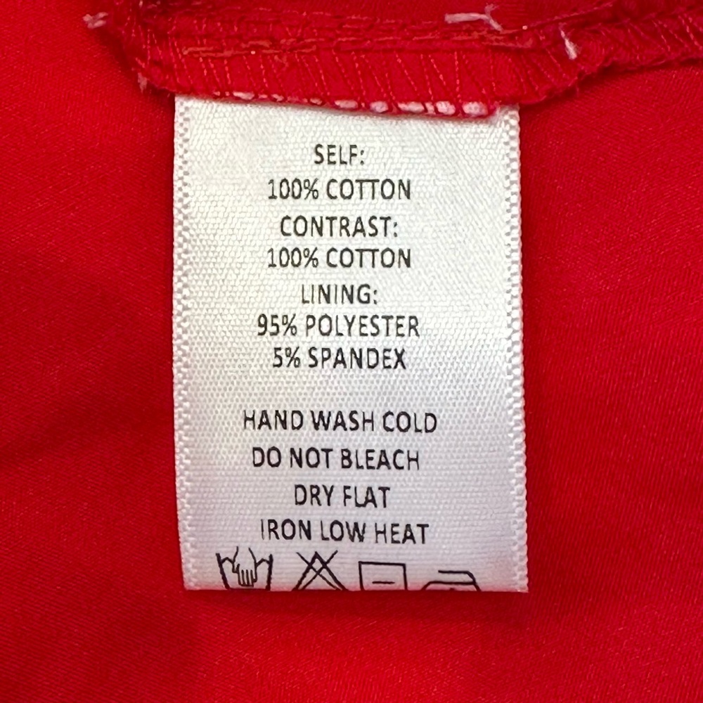 Altar’d State Amira Red Eyelet Ruffle Mini Dress - Picture 9 of 11